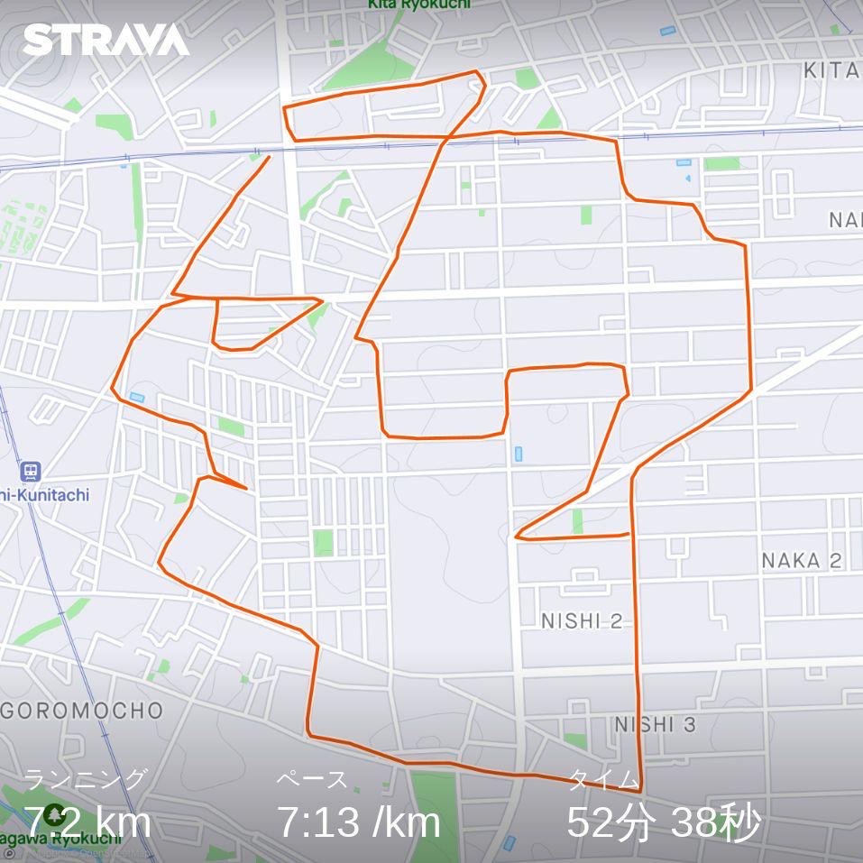 エージェントスミスのStrava art